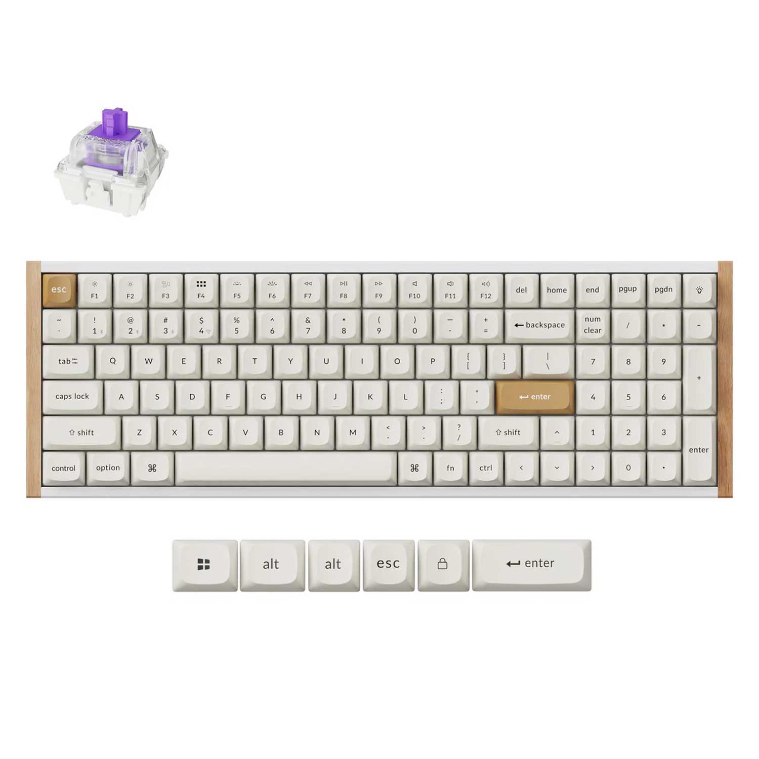 Alternative view of Keychron K4 HE Wireless Magnetic Switch