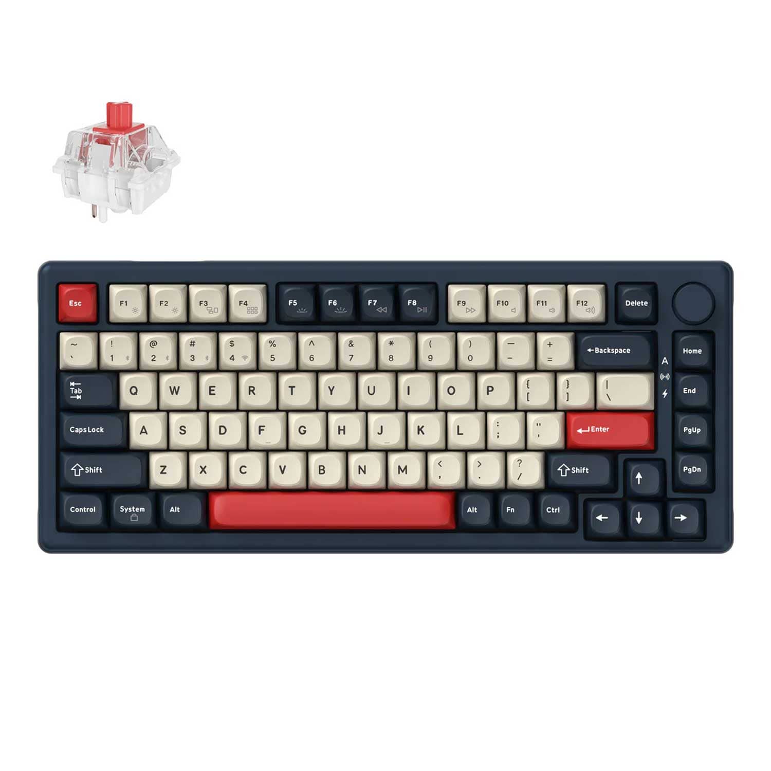 Alternative view of Keychron J2 QMK Wireless Mechanical
