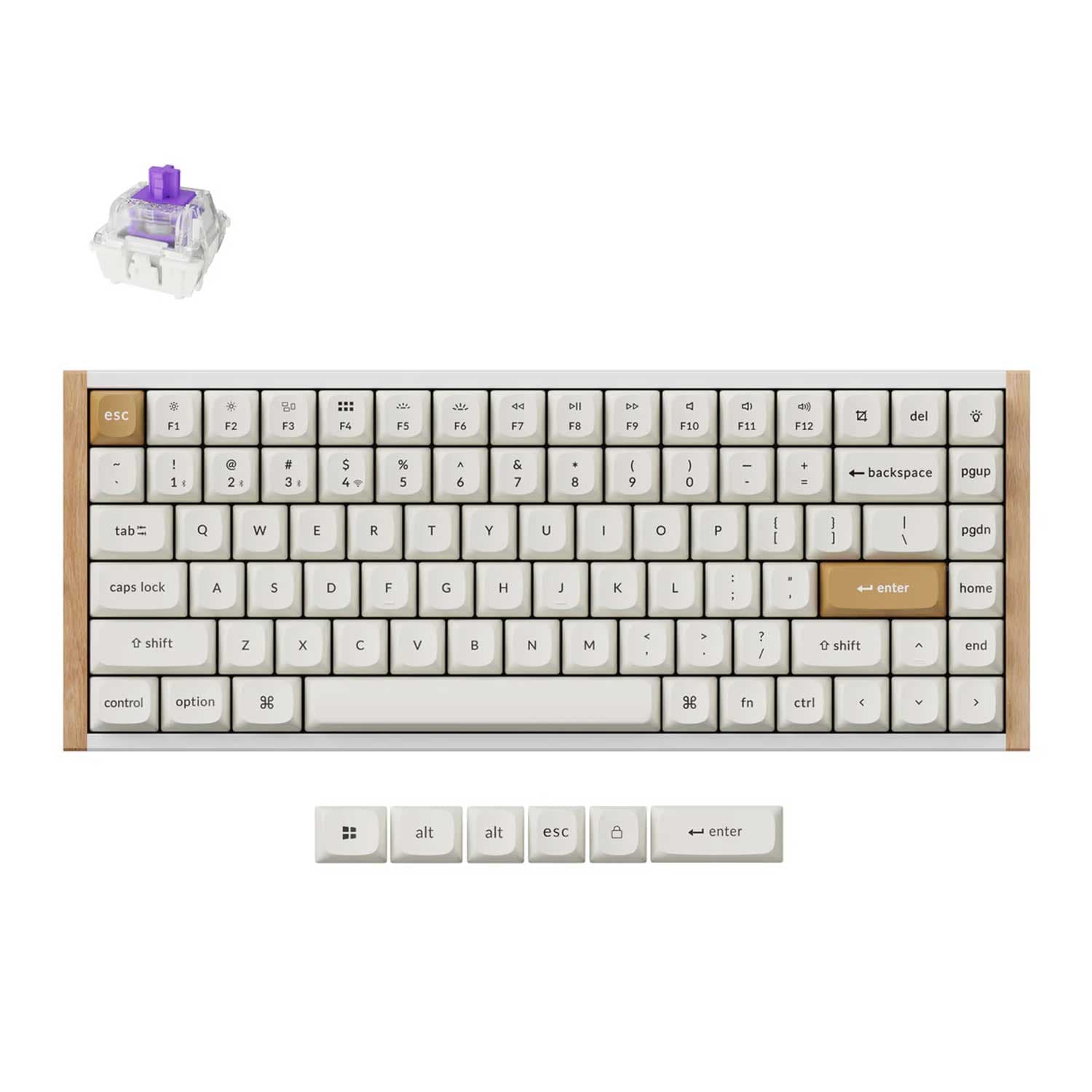 Alternative view of Keychron K2 HE Wireless Magnetic Switch