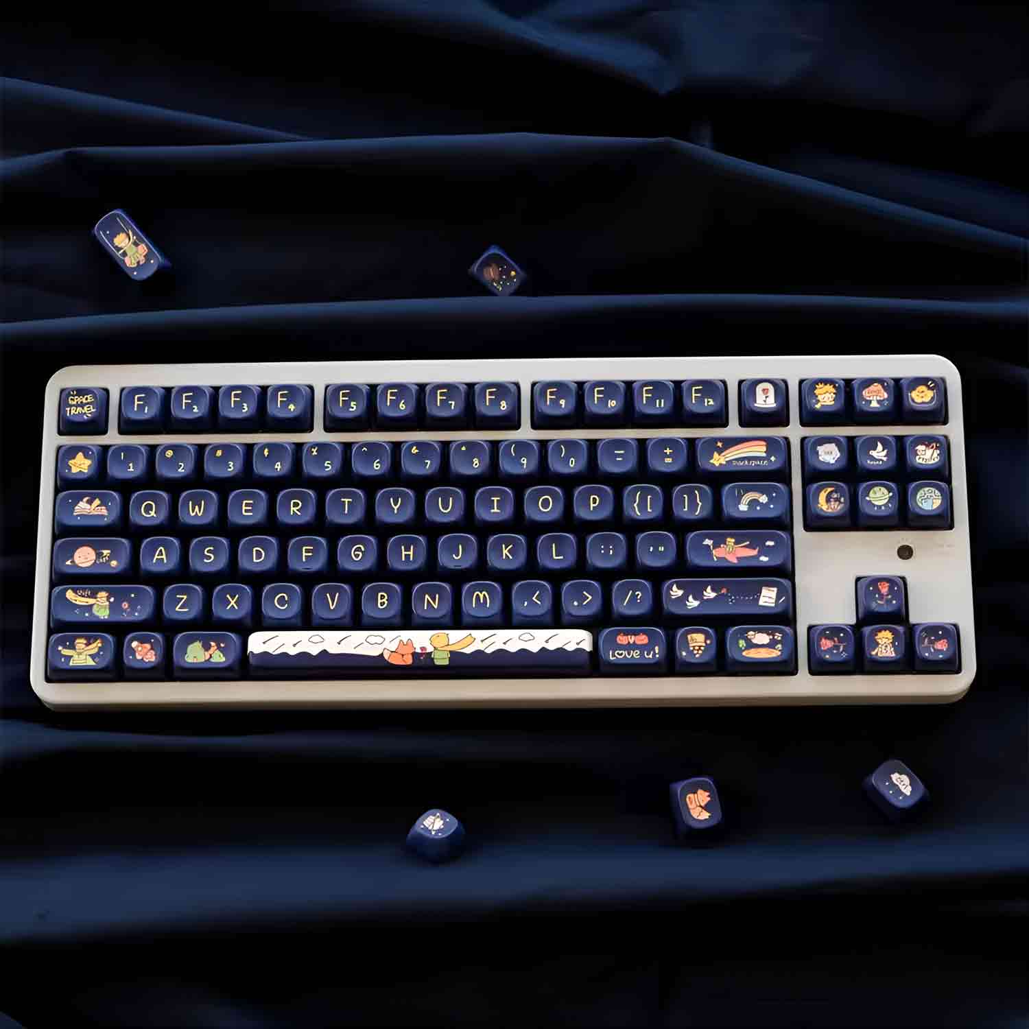 Alternative view of Little prince keycaps